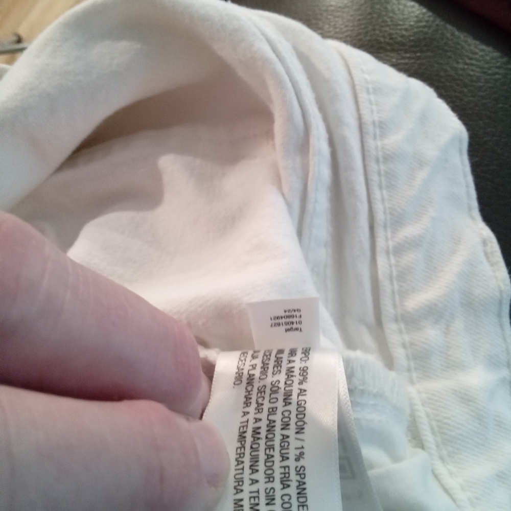 Universal Thread Plus Sz 16 White Button Fly Stra… - image 6